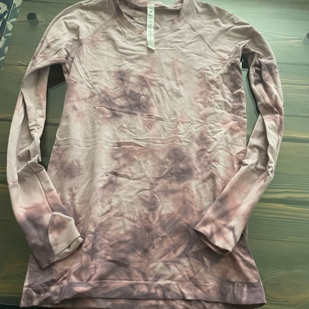 lululemon athletica Pink Tie-Dye Sweatshirt